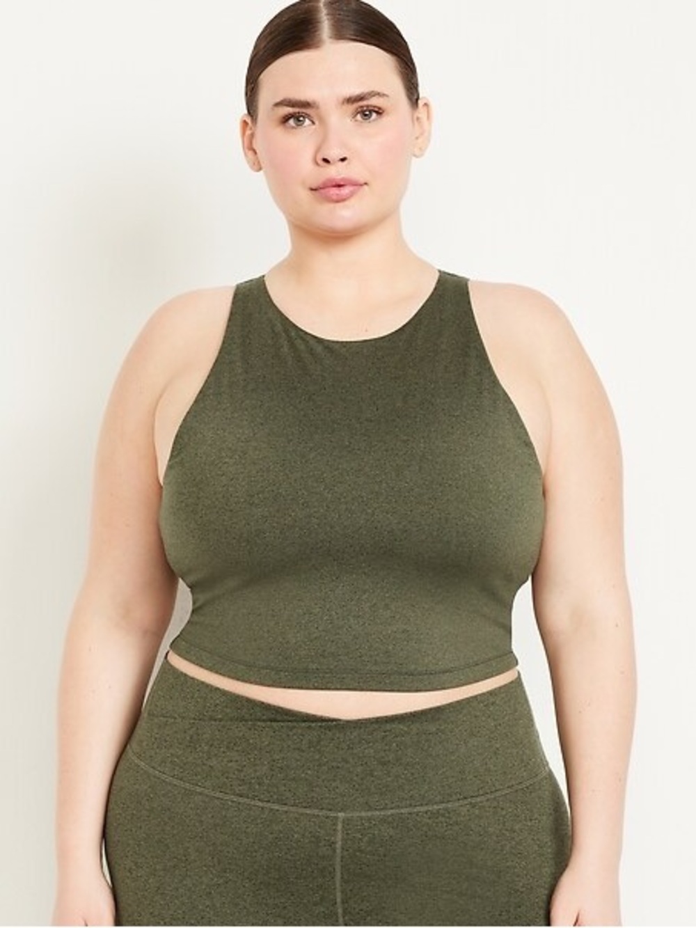 NWT! Old Navy Alpine Tundra CloudComfy High-Neck Longline Sports Bra - Small 🌱